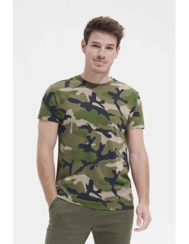 SOL-01188-Mens Camo T-Shirt
